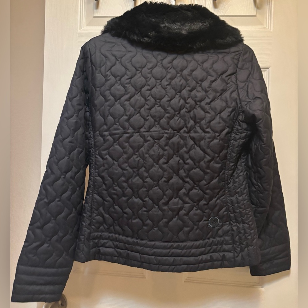 Marmot Women's Black Quilted Ski Jacket - Picture 3 of 4